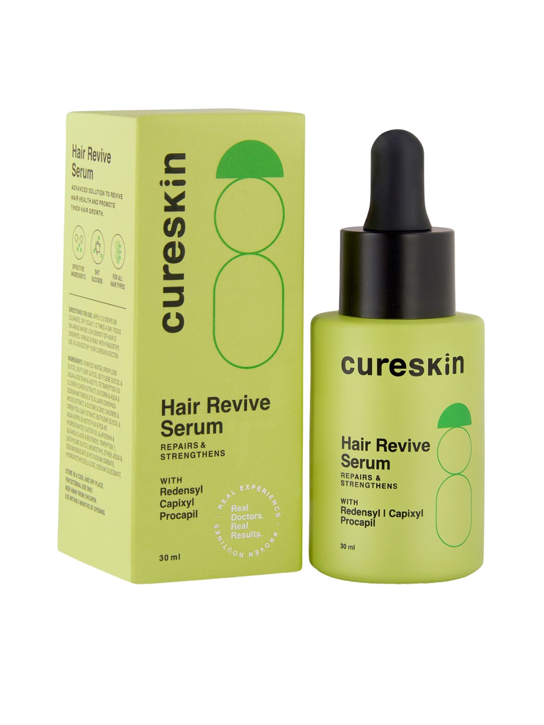 

Cureskin Hair Revive Serum With Redensyl - 30 ml, Transparent