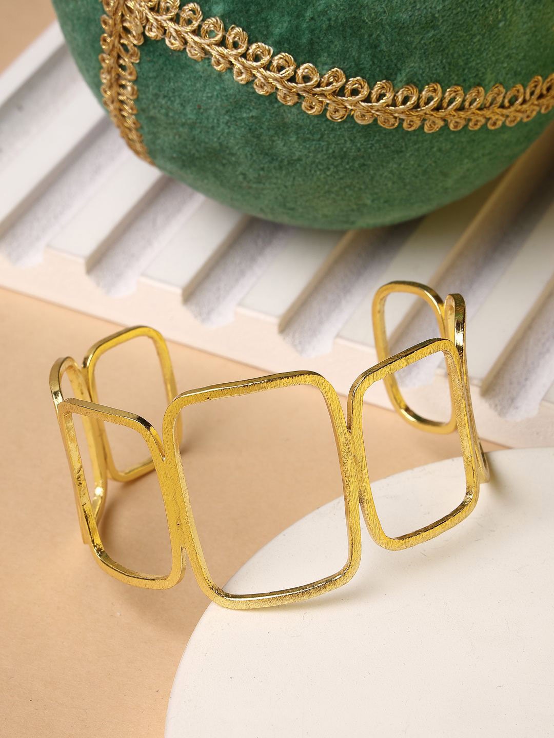 

NVR Gold-Plated Cuff Bracelet