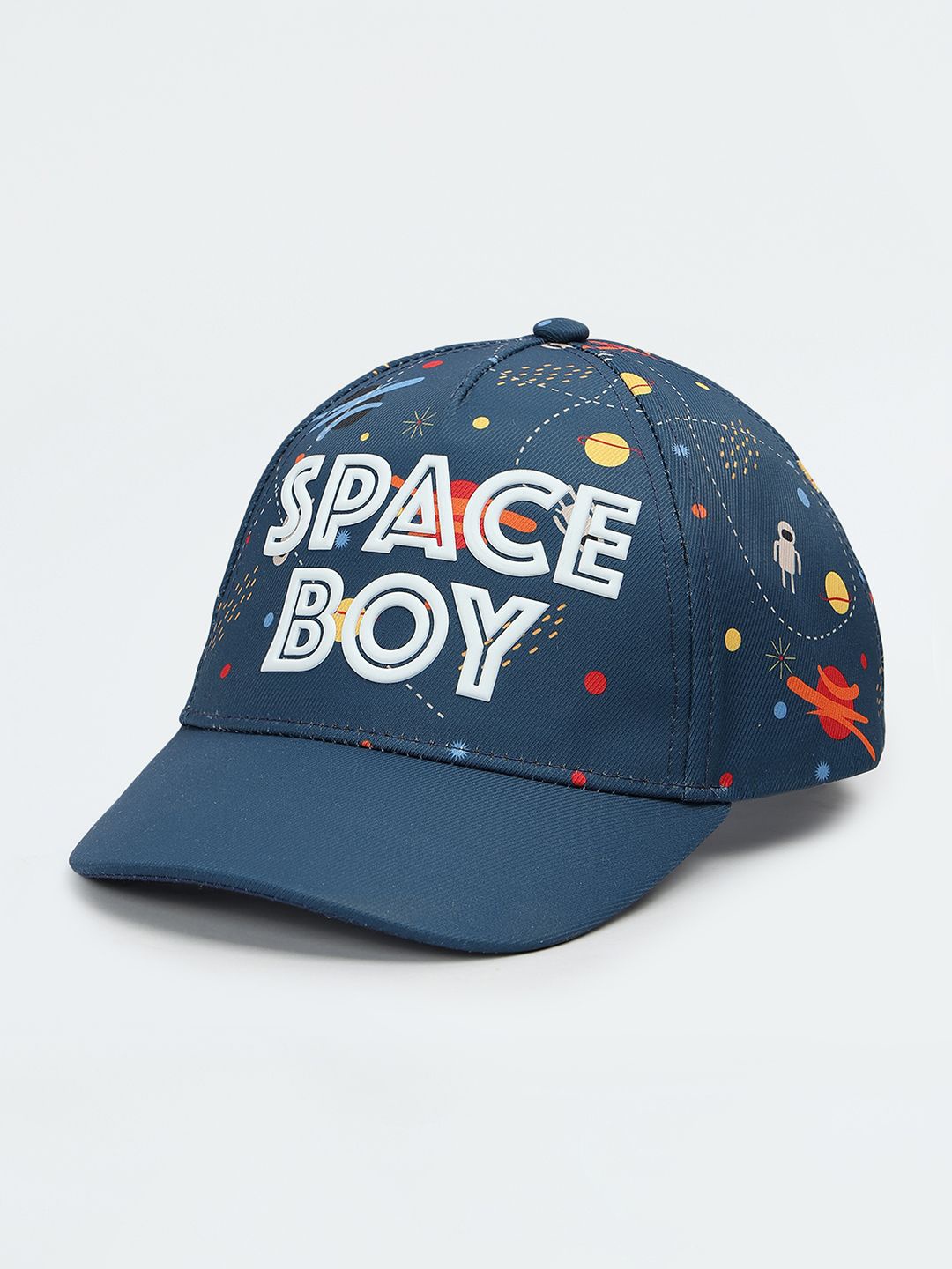 

max Boys Printed Baseball Cap, Blue