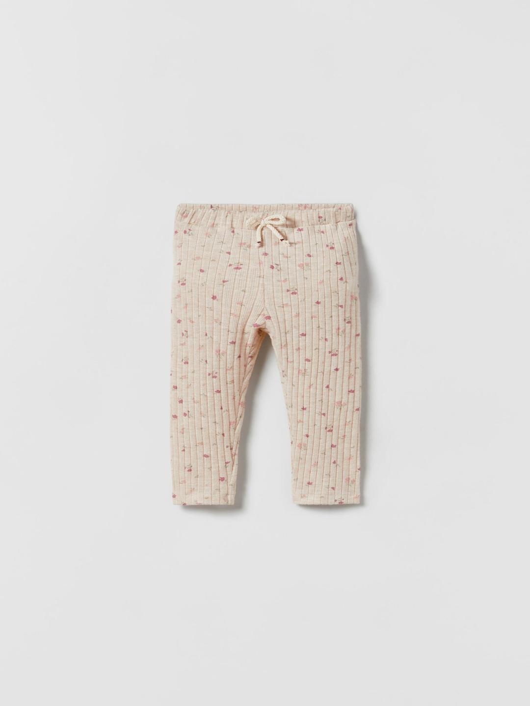 

ZARA Girls Beige Leggings