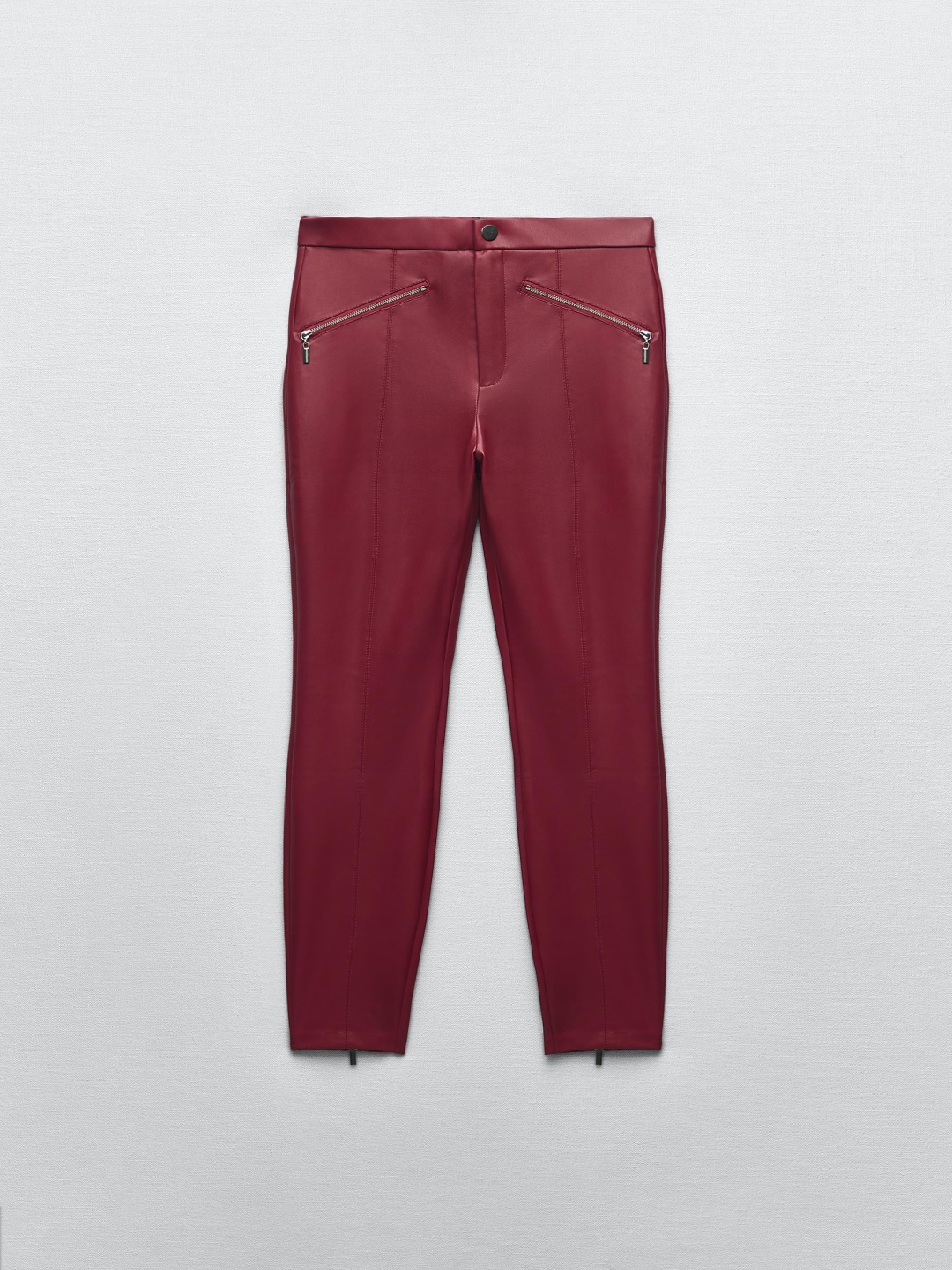 

ZARA Women Red Leggings