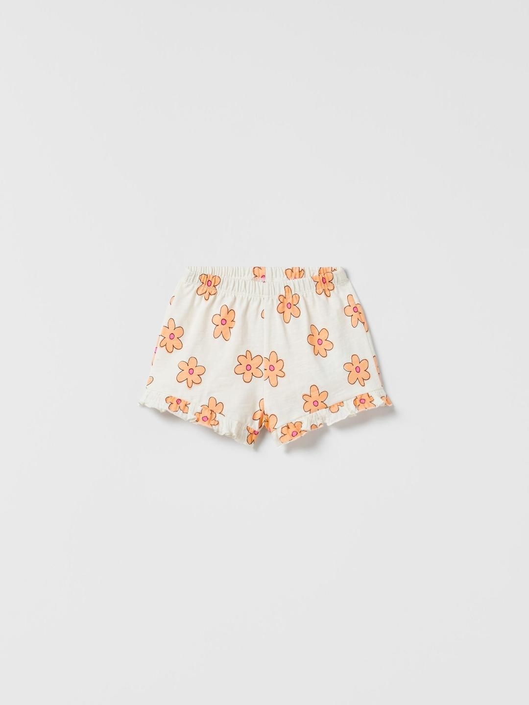 

ZARA Kids-Unisex Beige Shorts