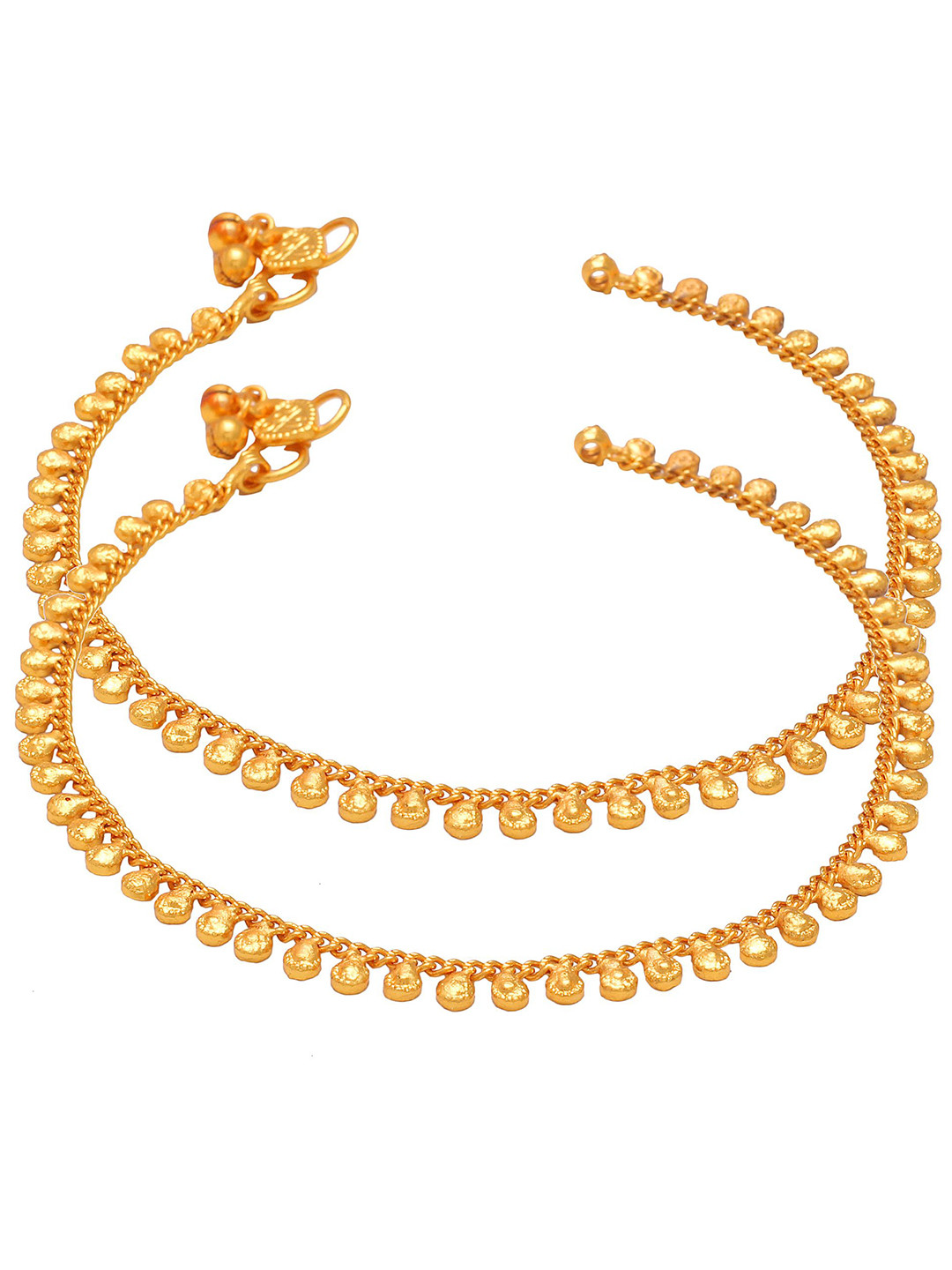 

MEMOIR Gold-Plated Coin Ginni Design Bridal Anklet