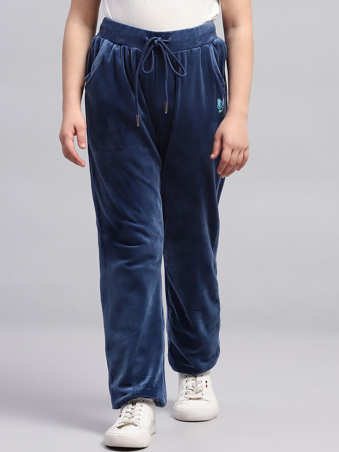 

Monte Carlo Girls Regular Fit Mid-Rise Track Pants, Blue