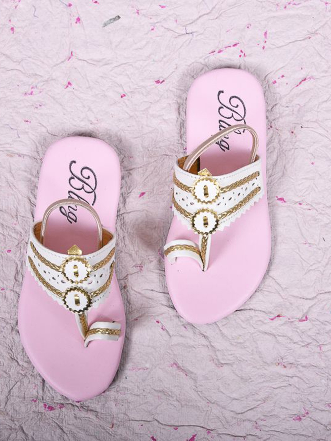 

Bling footwears Girls Ethnic One toe Flats, Pink