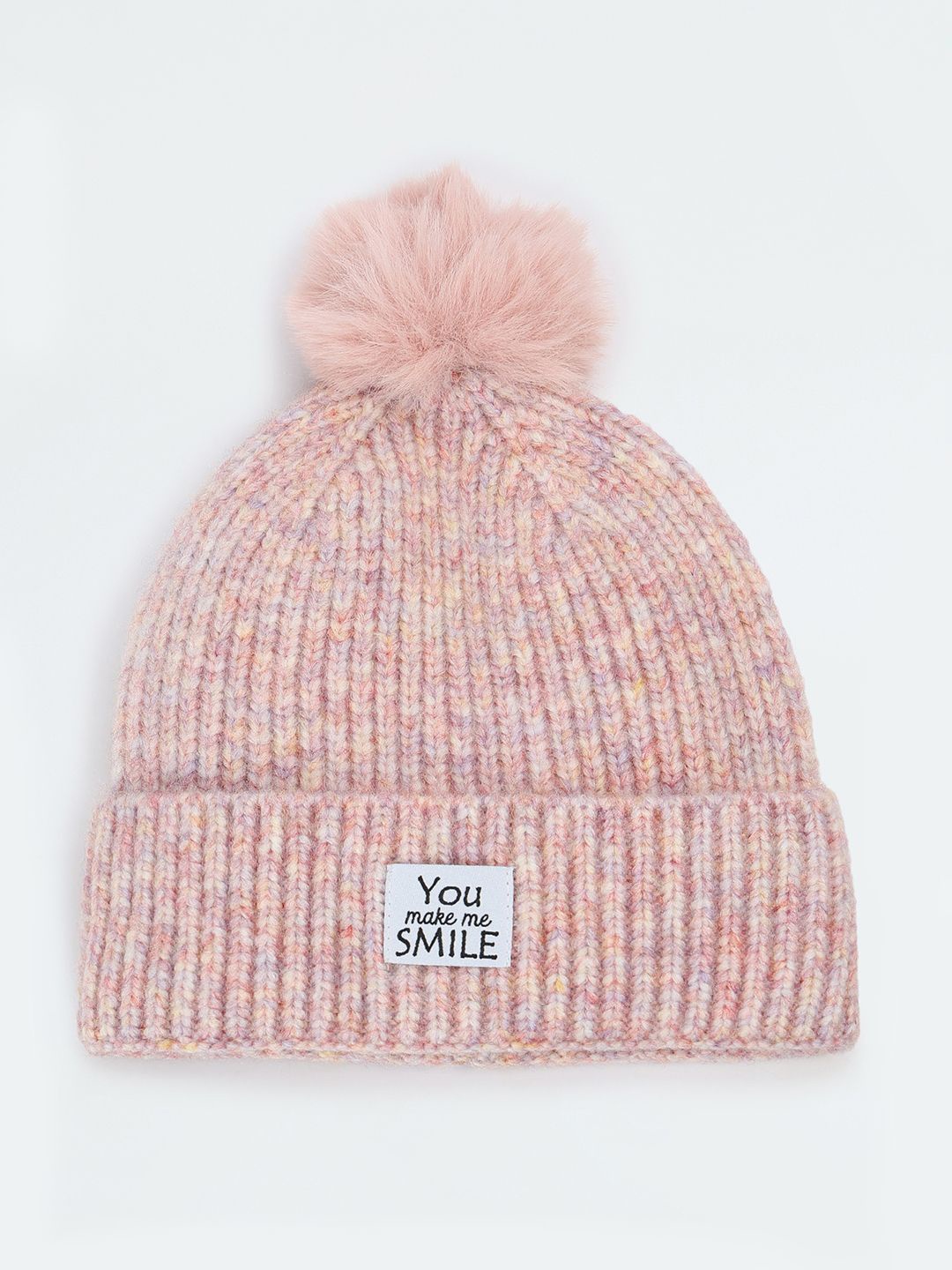 

max Women Acrylic Beanie, Peach