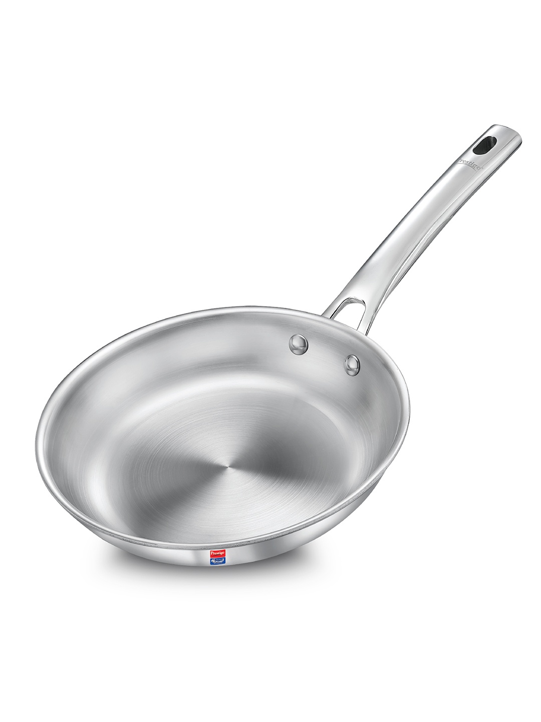 

Prestige Silver-Toned Induction Base Tri-Ply Stainless Steel Frying Pan 1.7 L