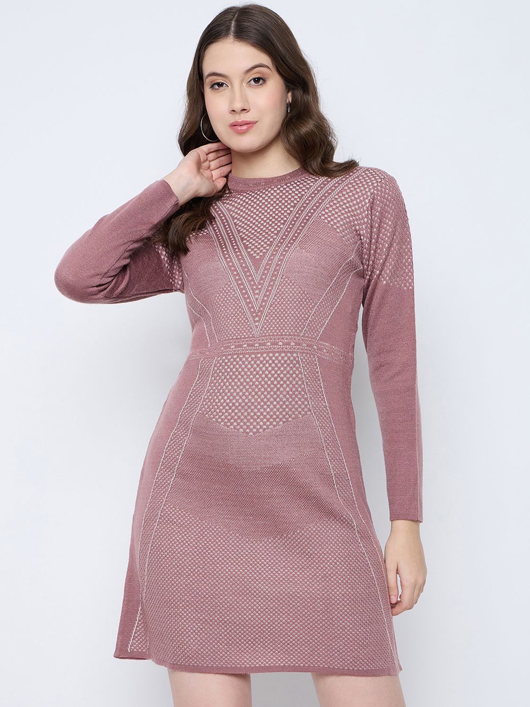 

Knitstudio Women Bodycon Dress, Pink