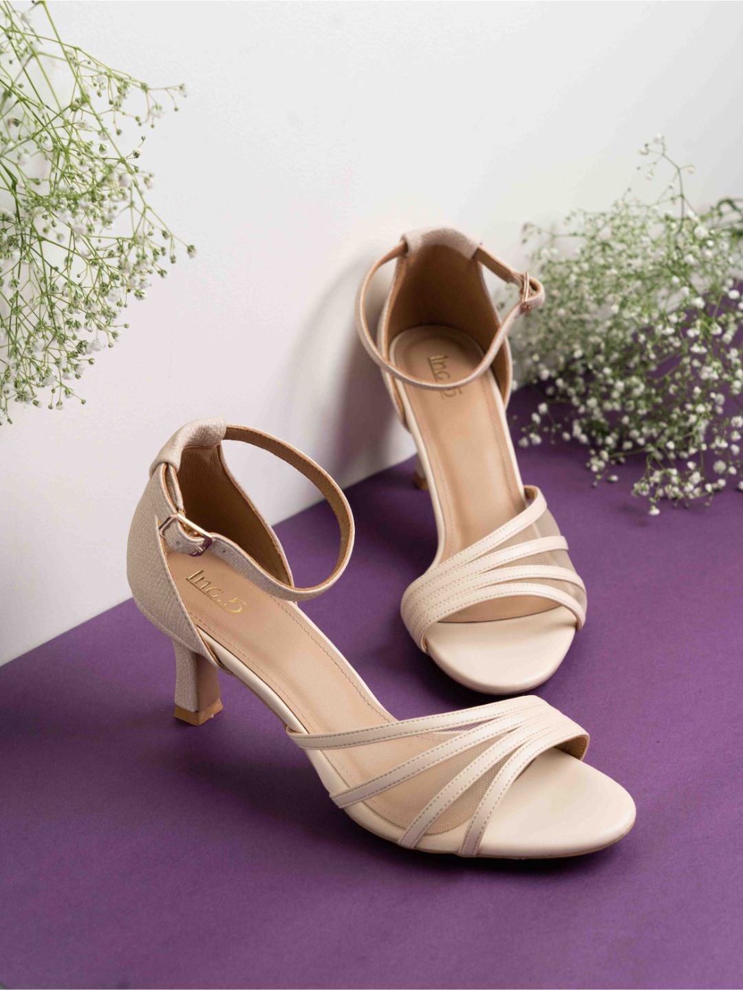 

Inc 5 Women Party Slim Heel Sandals, Beige