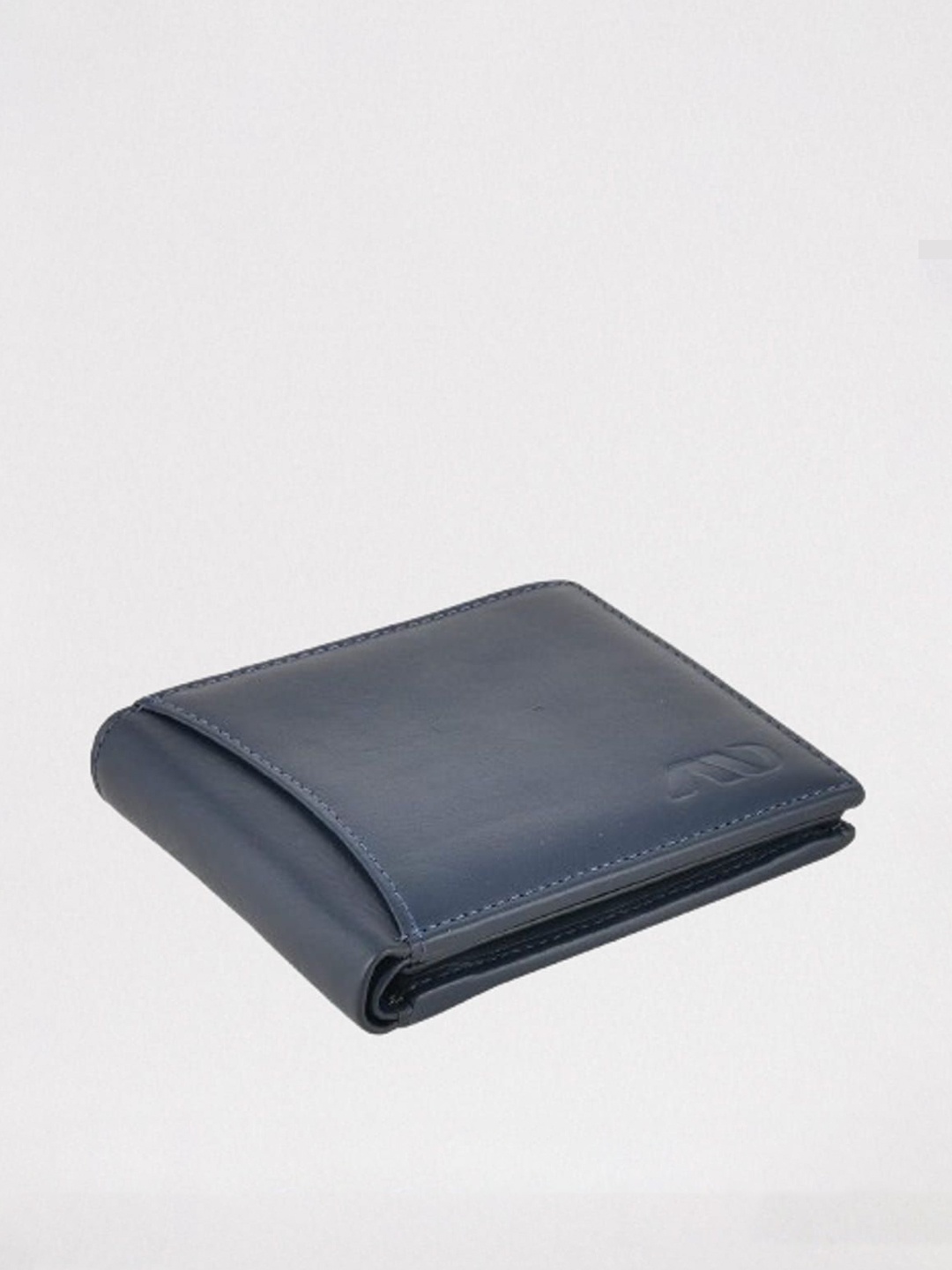 

ANNODYNE Men Leather Two Fold Wallet, Blue