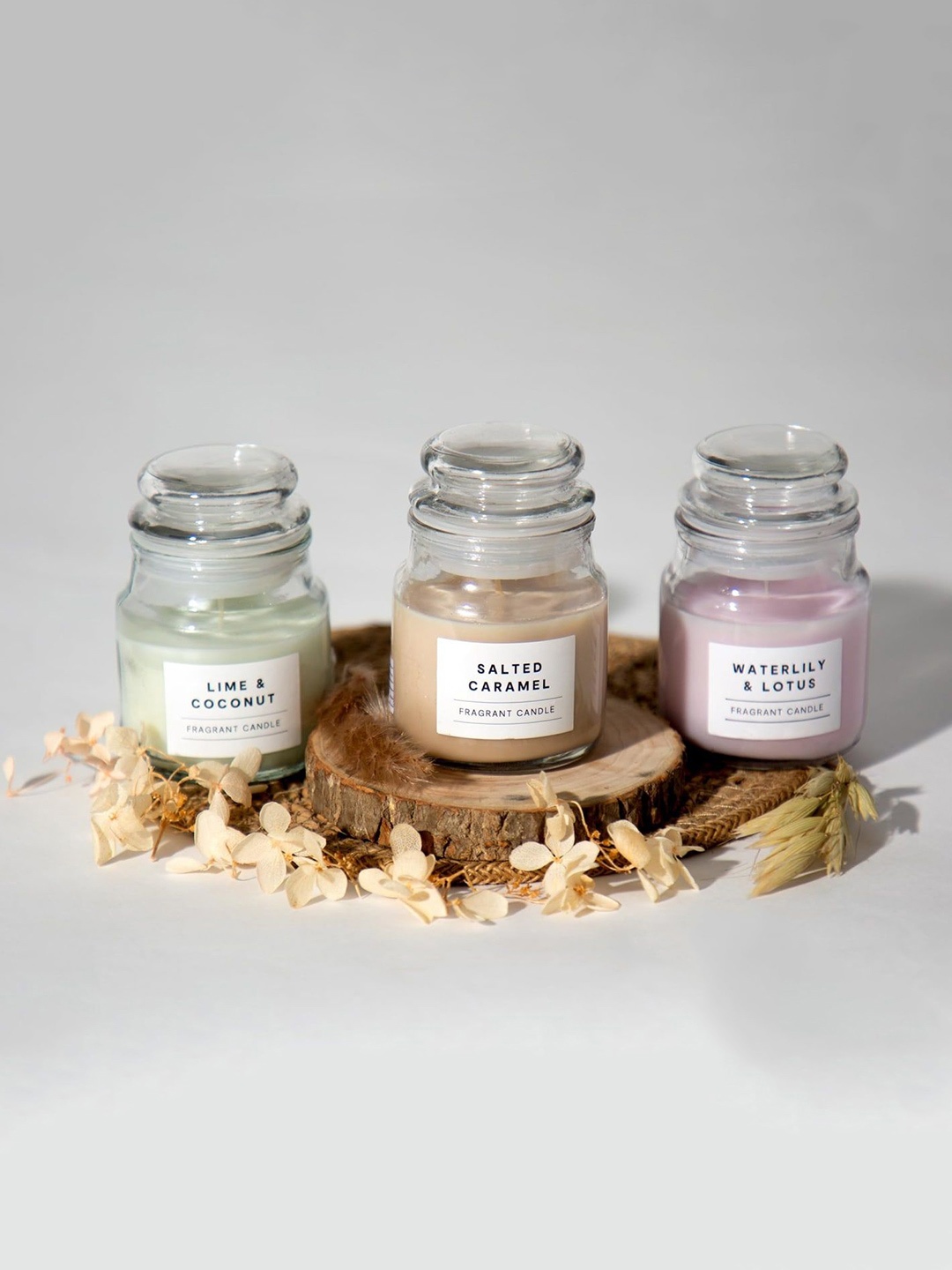 

Anko Lavender & Beige 3 Pieces Jar Candles