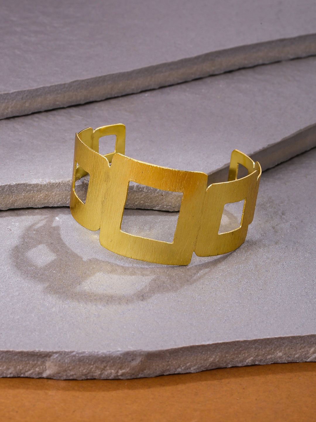 

NVR Gold-Plated Adjustable Kada Bracelet