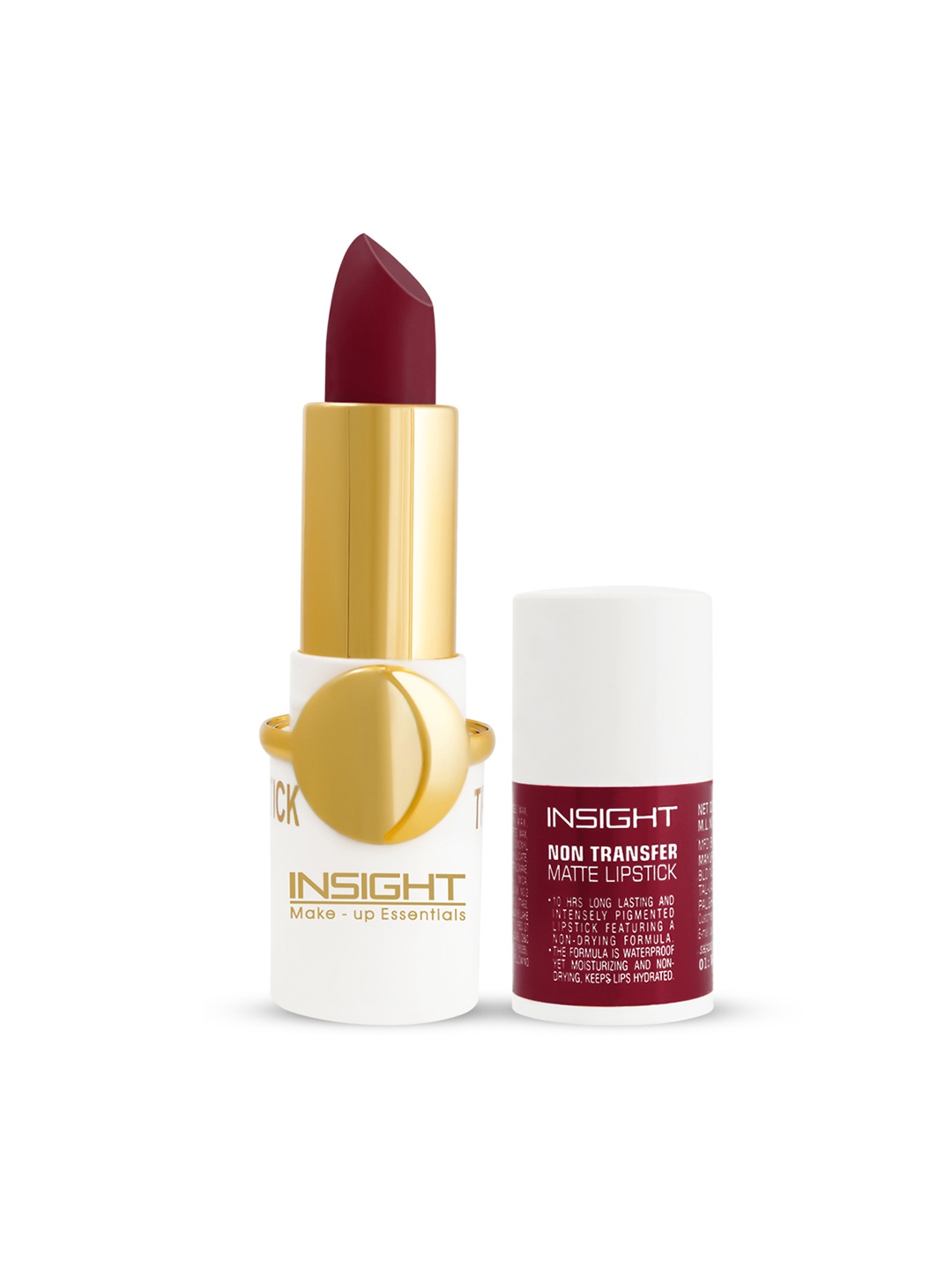 

Insight Cosmetics Non Transfer Matte Lipstick - 4.2g, Maroon
