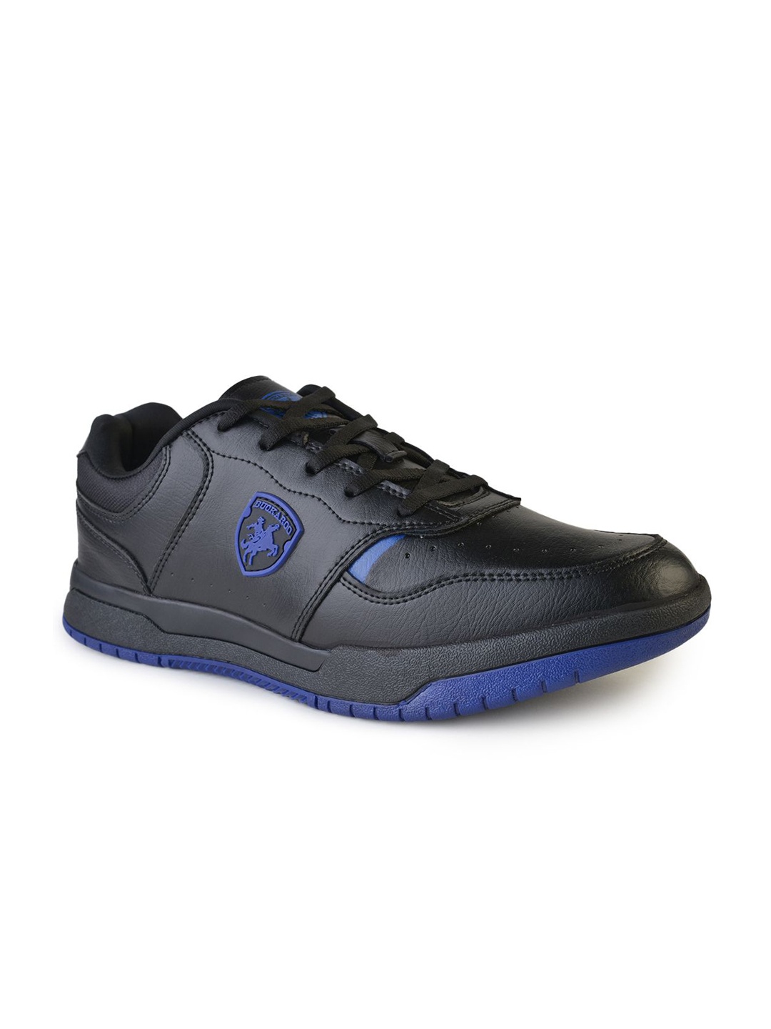

Buckaroo Men Leather Lace-Ups Sneakers, Black