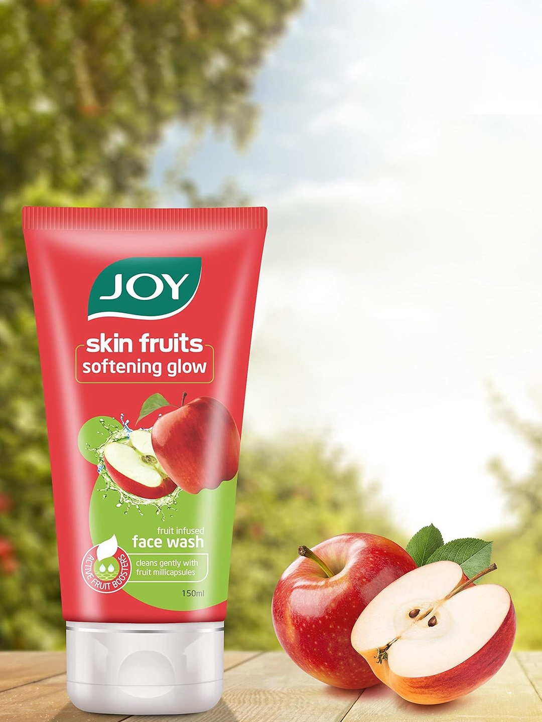 

JOY Skin Fruits Softening Glow Apple Face Wash - 150ml, Red
