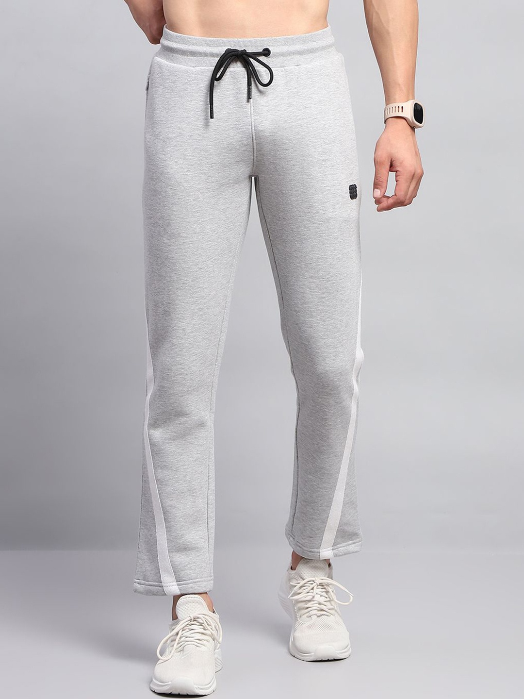 

rock.it Men Mid Rise Track Pants, Grey