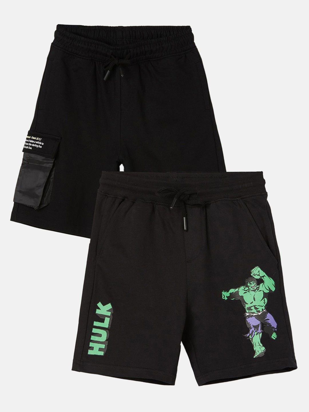 

Fame Forever by Lifestyle Boys Pack of 2 Shorts, Black