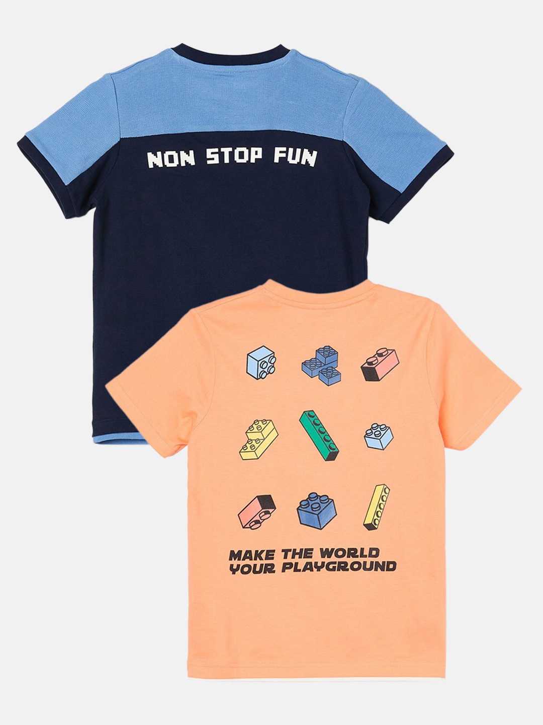 

Fame Forever by Lifestyle Boys Pack of 2 Printed T-shirt, Coral