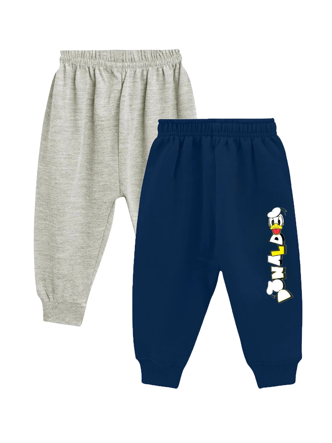 

BAESD Kids Pack Of 2 Printed Printed Cotton Joggers, Blue