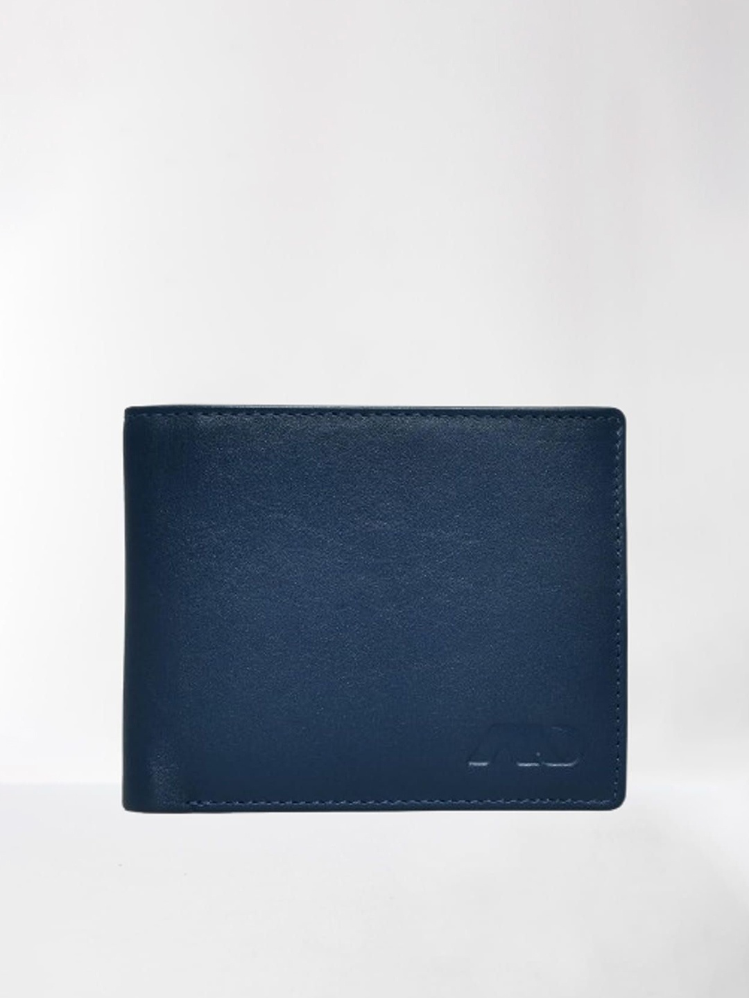 

ANNODYNE Men Leather Two Fold Wallet, Blue