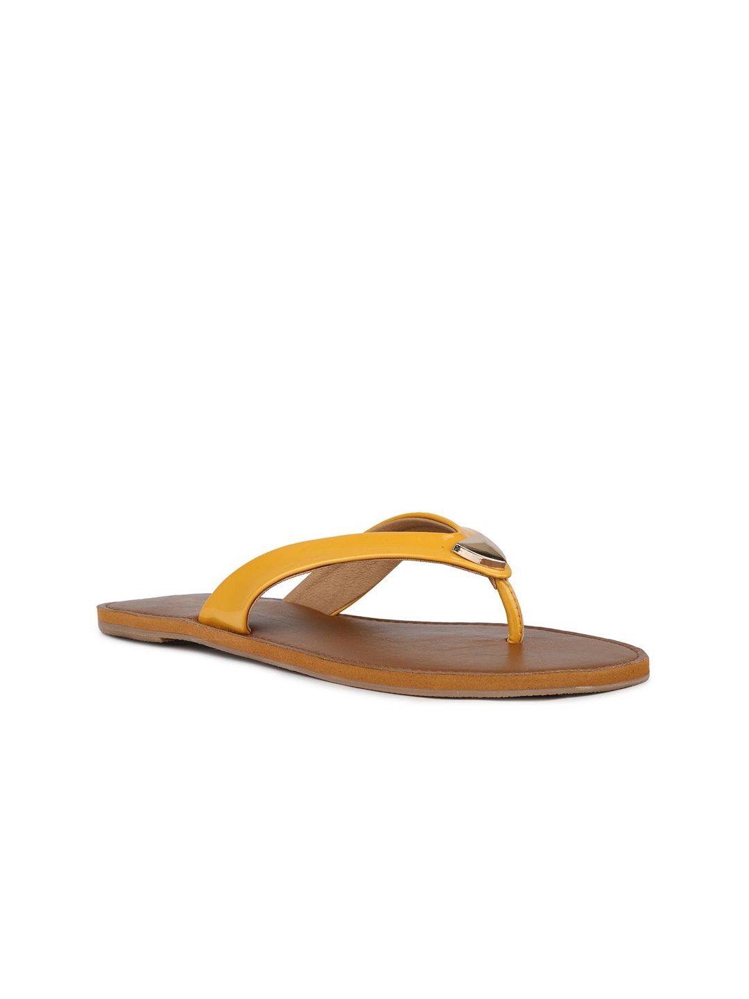 

Inc 5 Women Open Toe Flats, Mustard