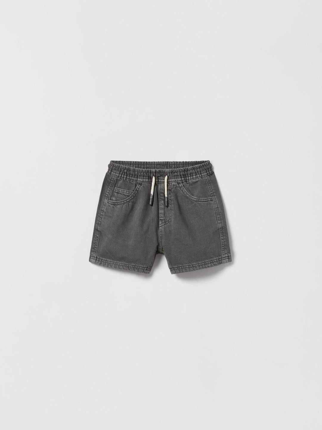 

ZARA Kids-Unisex Grey Shorts