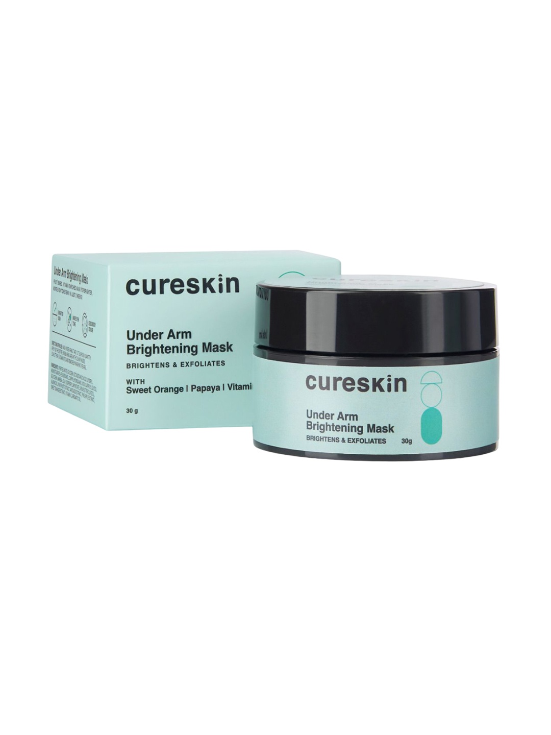 

Cureskin Under Arm Brightening Mask With Papaya - 30 g, Cream
