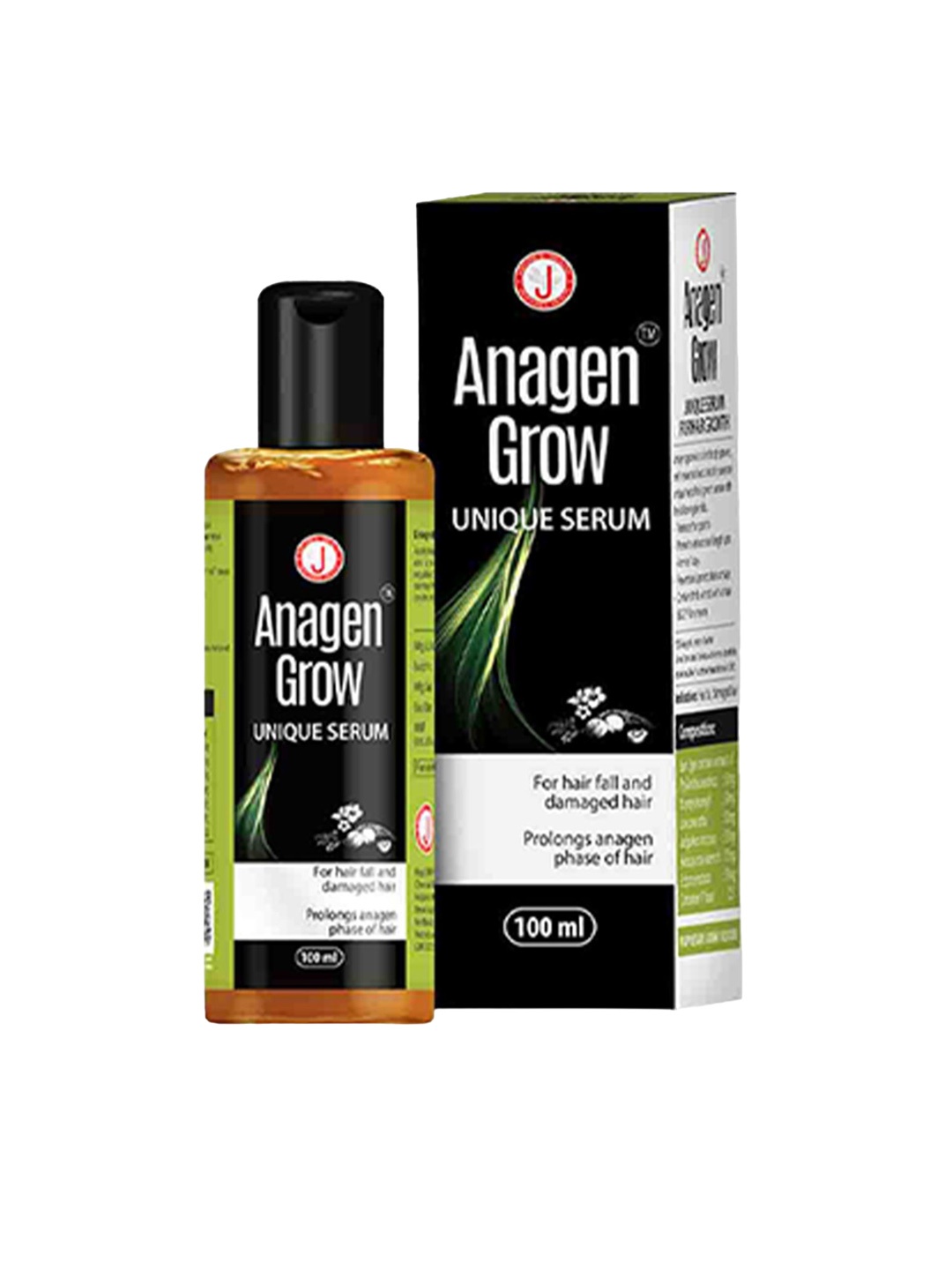 

DR.JRKs Set Of 2 Anagen Grow Herbal Hair Serum For Hairfall & Damaged Hair - 100 ml Each, Brown