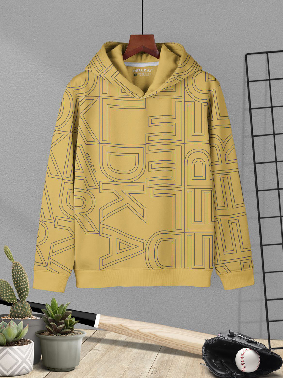 

HELLCAT Boys Printed Sweatshirt, Yellow