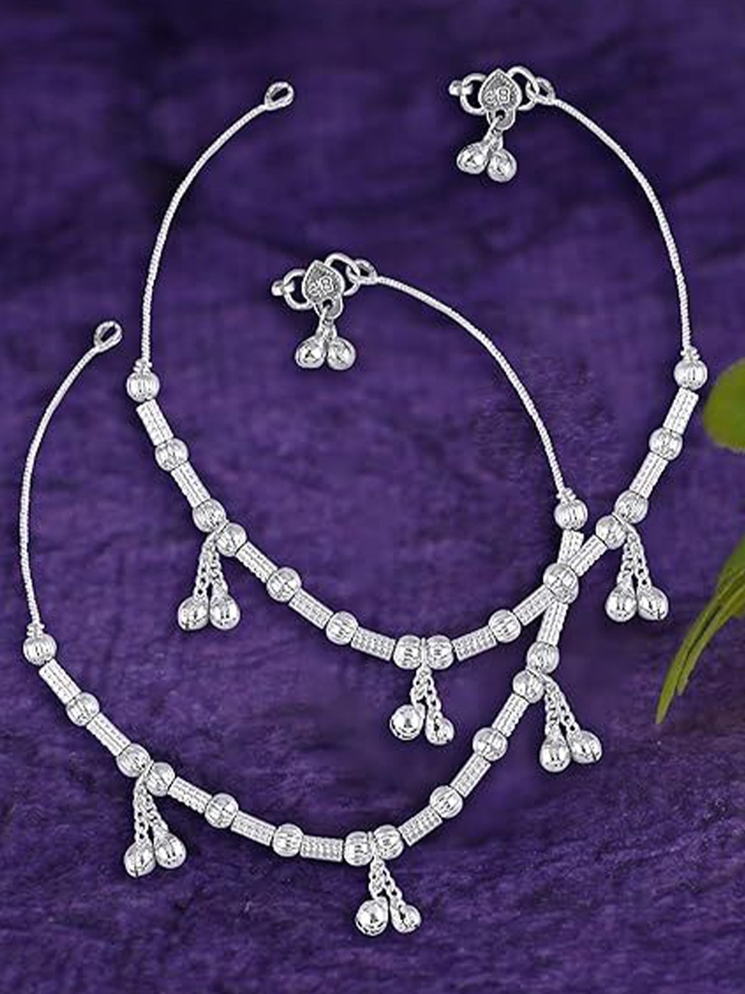 

Heer Collection Silver-Plated Anklet