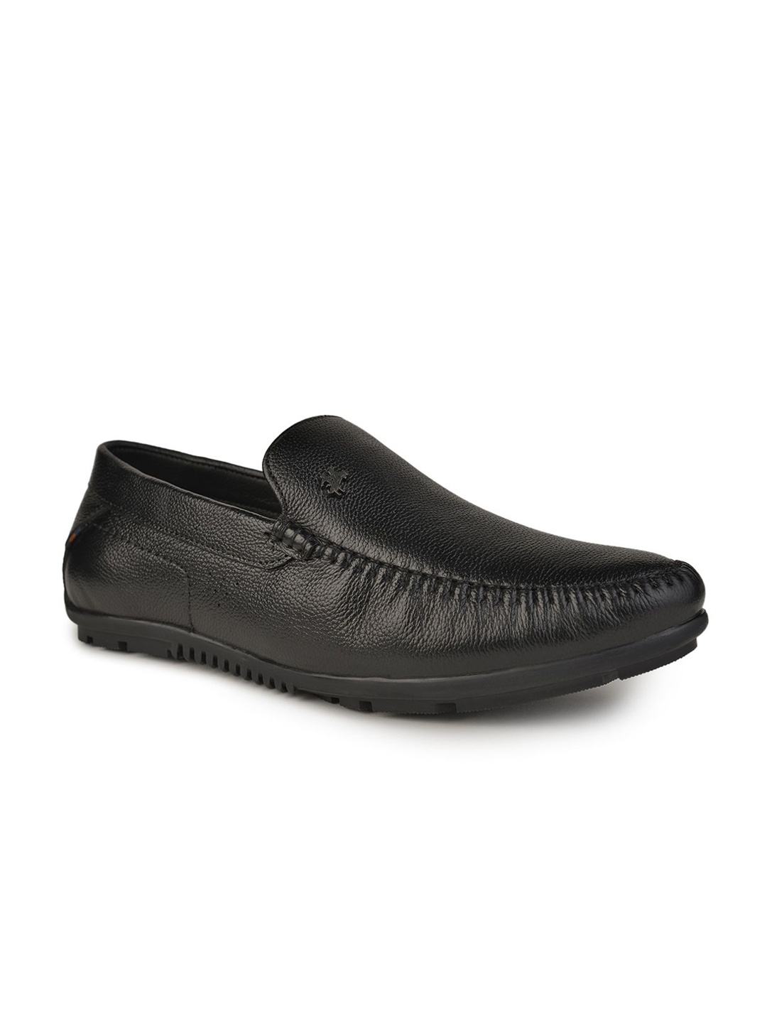 

Buckaroo Men Leather Loafers, Black