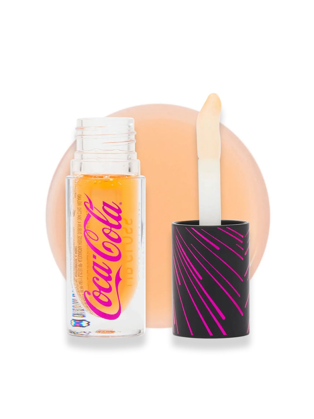 

Makeup Revolution London x Coca Cola Juicy Lip Gloss - 4.6ml - Atmospheric, Peach