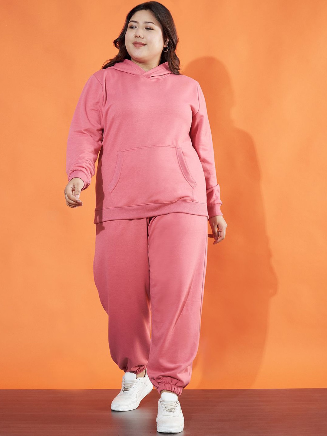 

AUSTIVO Hooded Sweatshirt With Joggers, Pink