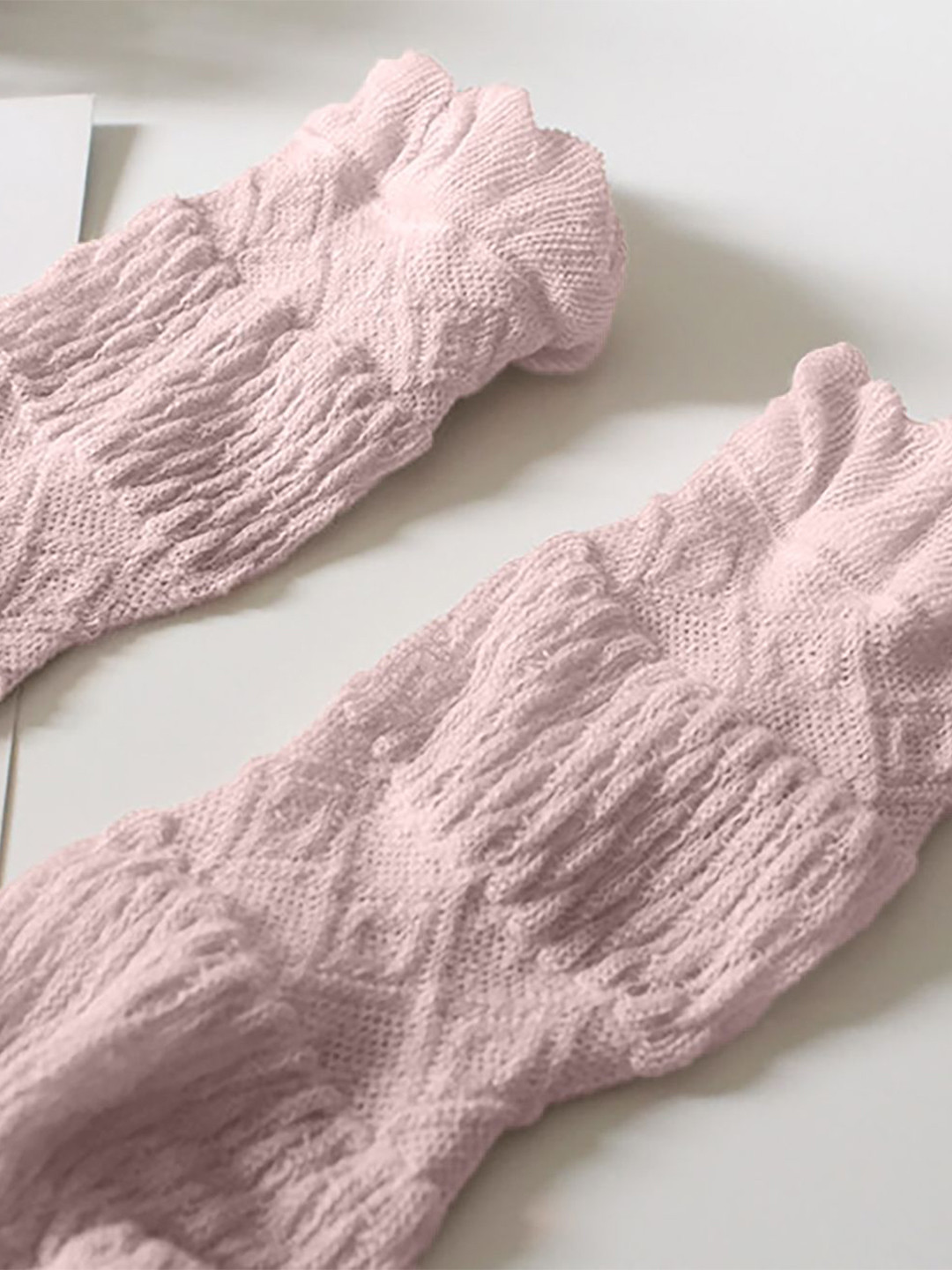 

SYGA Kids Pack Of 2 Above Knee Length Cotton Socks, Pink