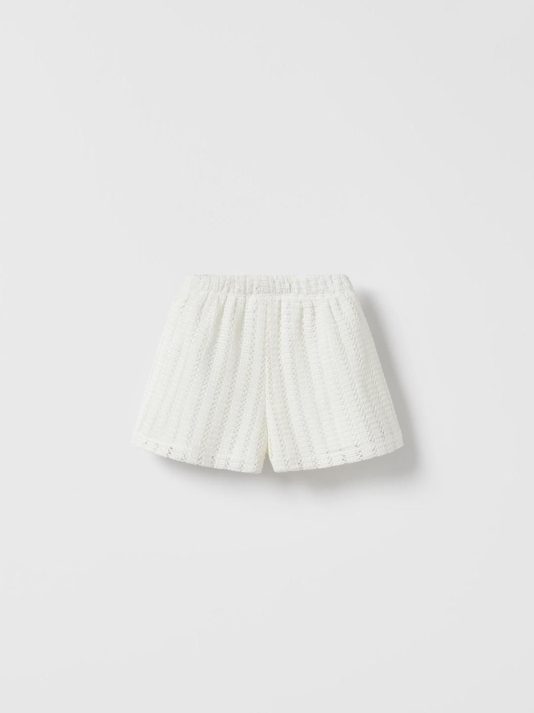 

ZARA Girls White Shorts