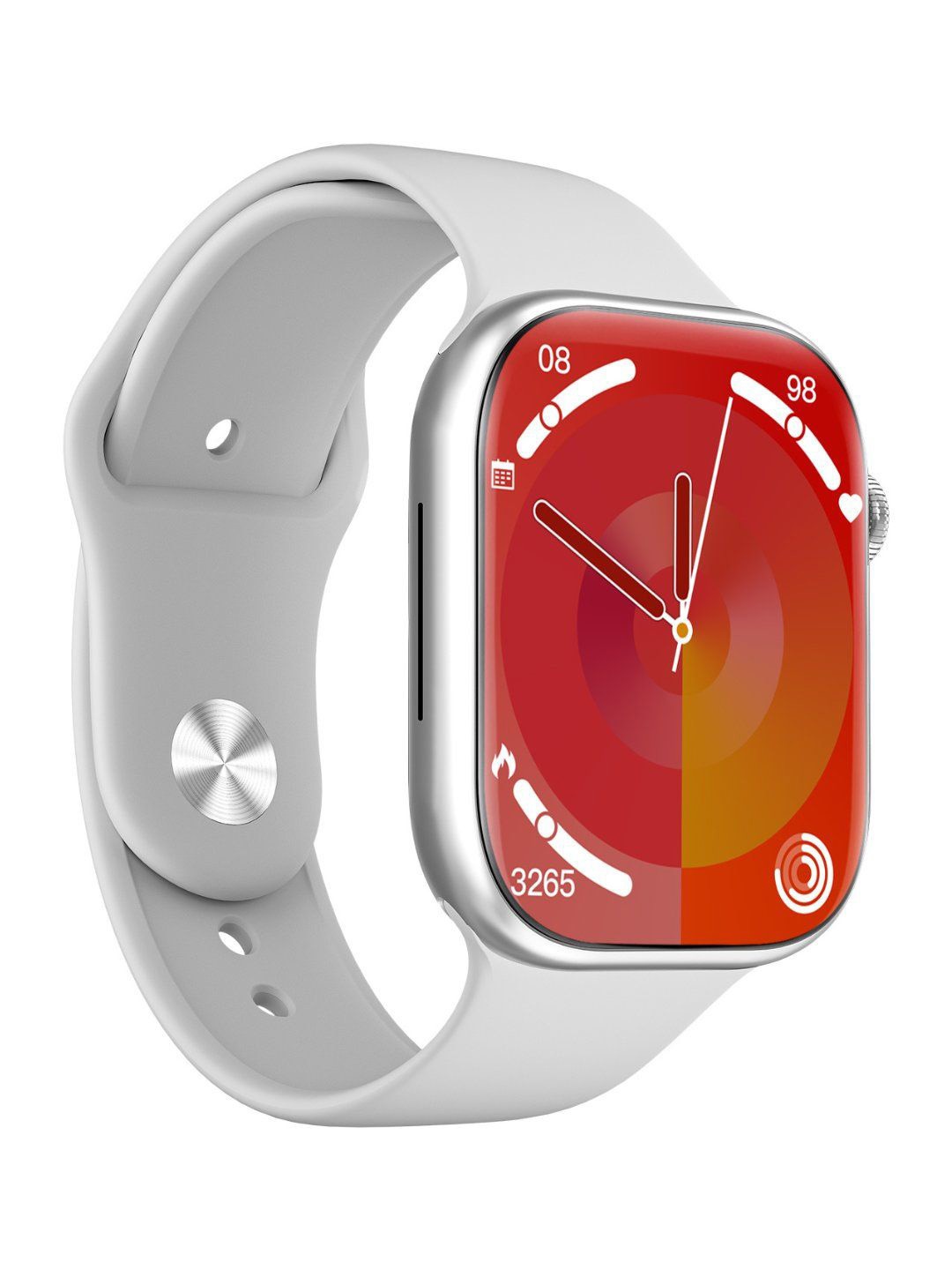 

zusix Unisex S9 Pro HD Display Smartwatch S9_Watch, White