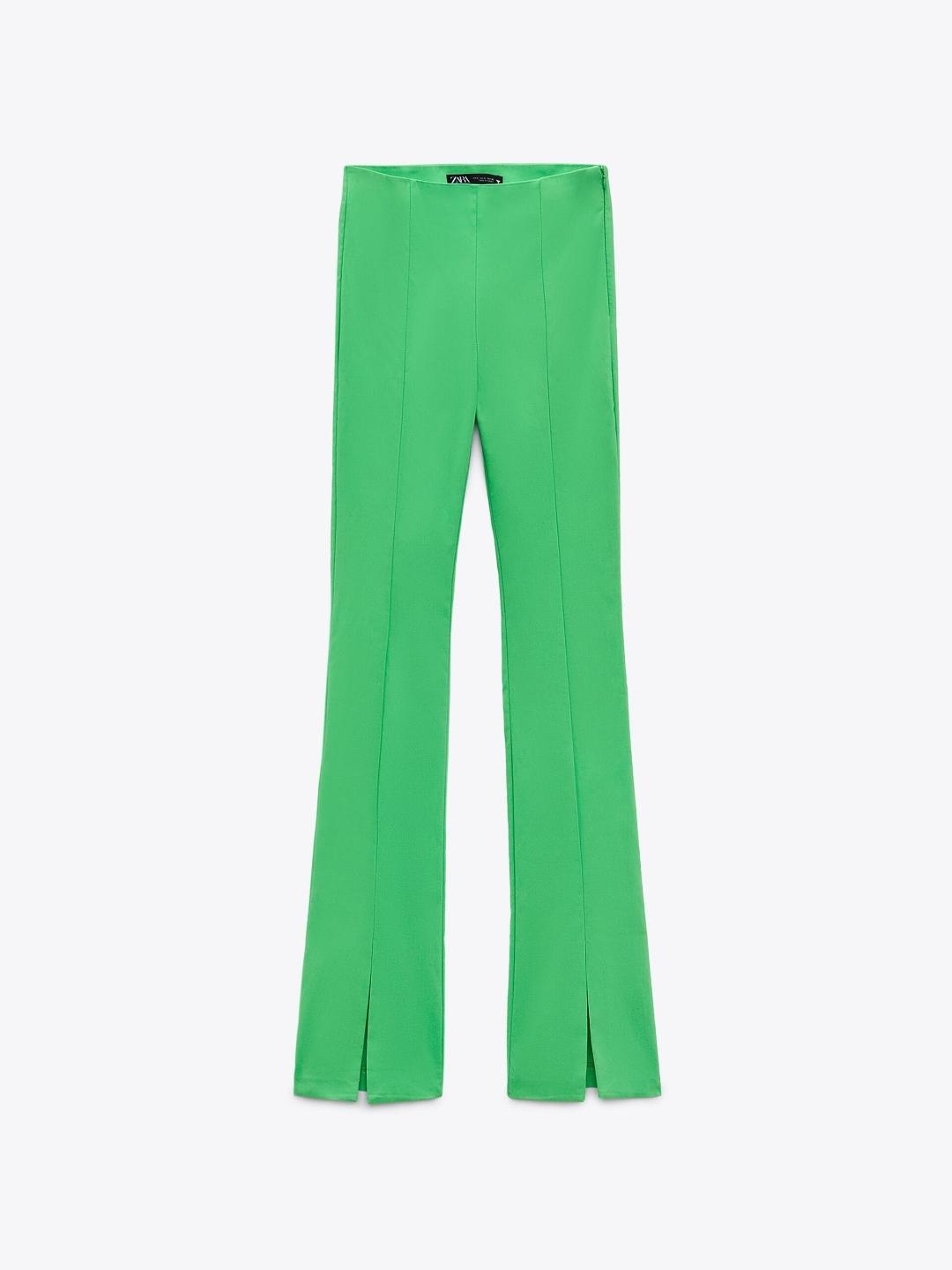 

ZARA Women Green Leggings