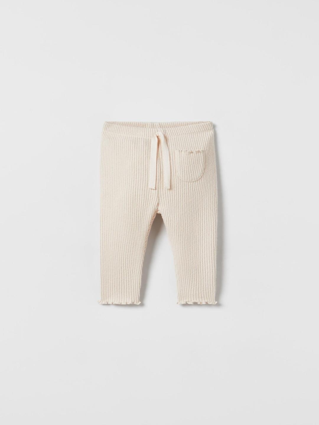 

ZARA Girls Beige Leggings