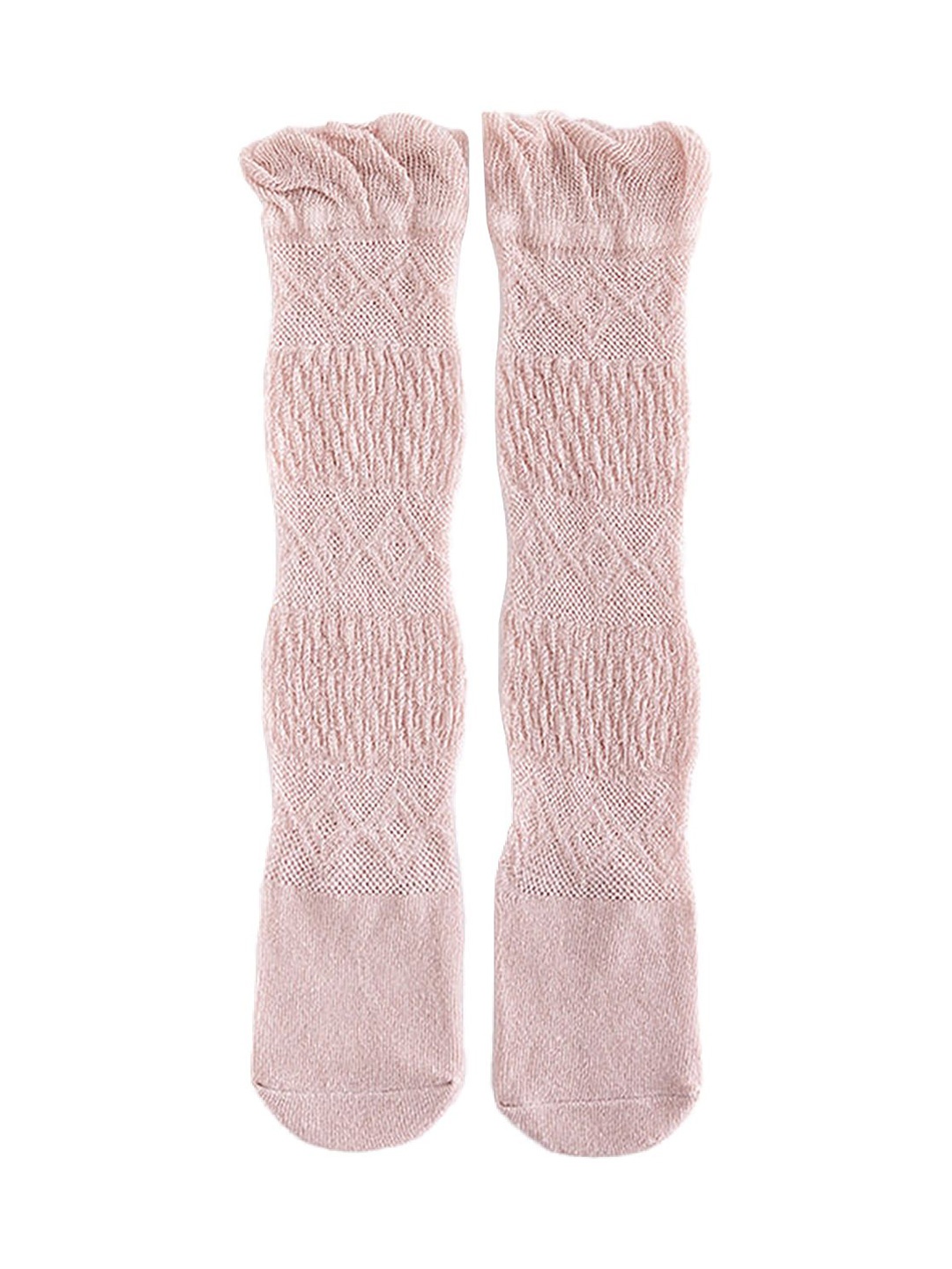 

SYGA Kids Cotton Above Knee-Length Socks, Pink