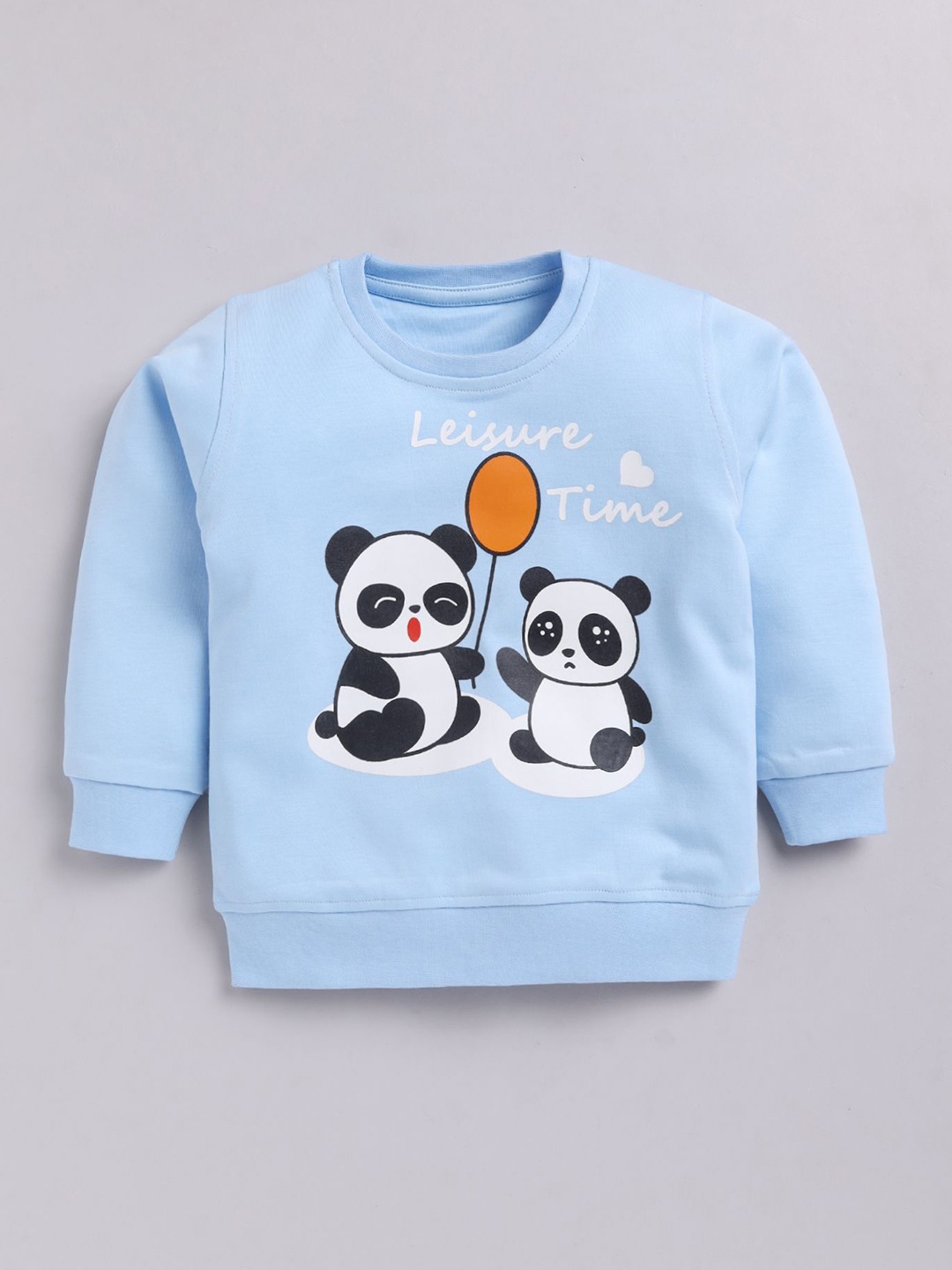 

Cutopies Unisex Kids Printed Round Neck Sweatshirt, Blue