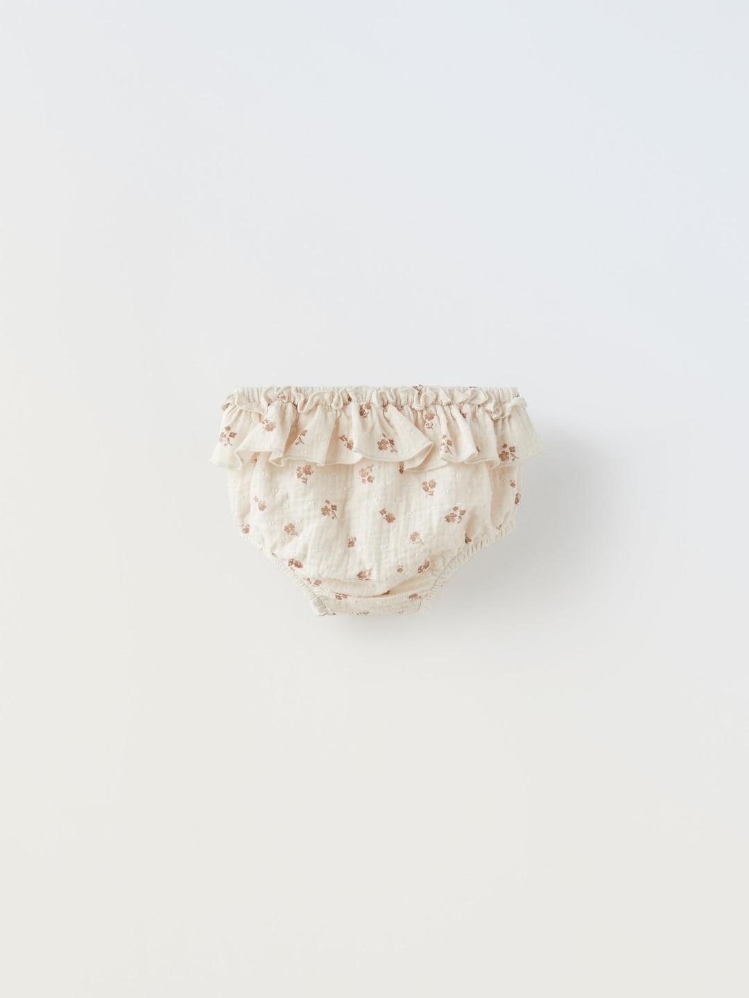 

ZARA Kids-Unisex Beige Shorts