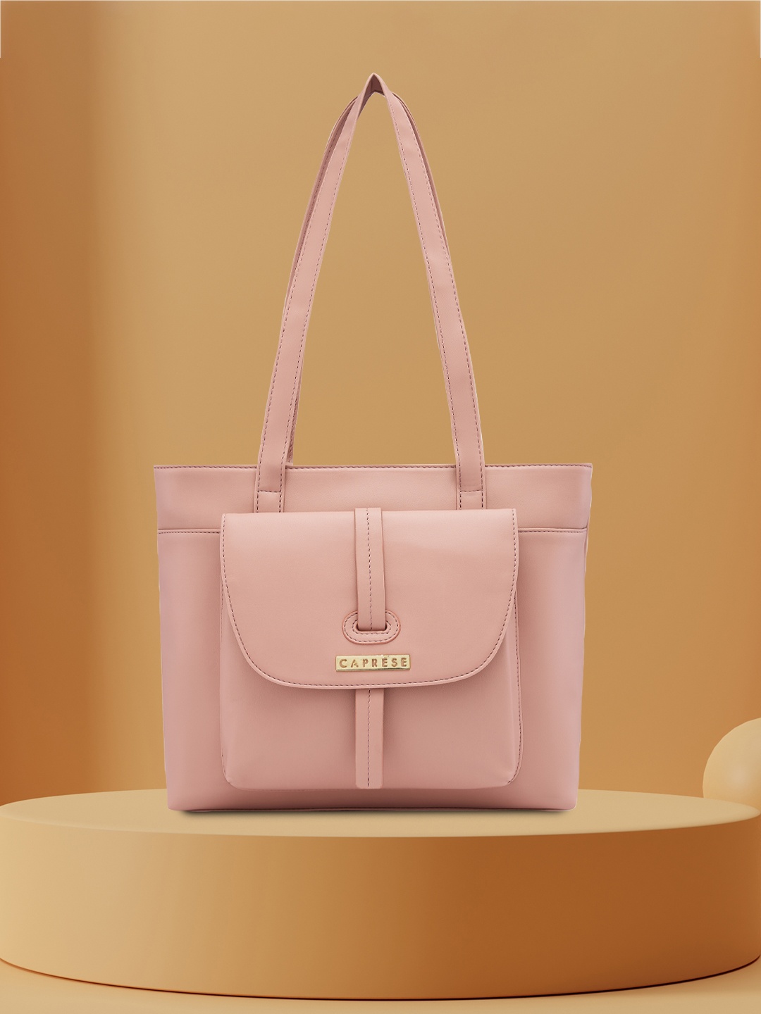 

Caprese Sabeera Structured Shoulder Bag, Pink