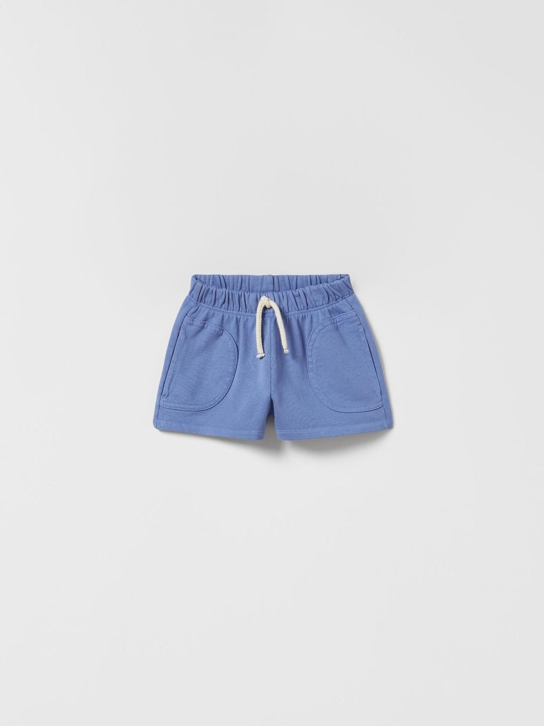 

ZARA Kids-Unisex Blue Shorts