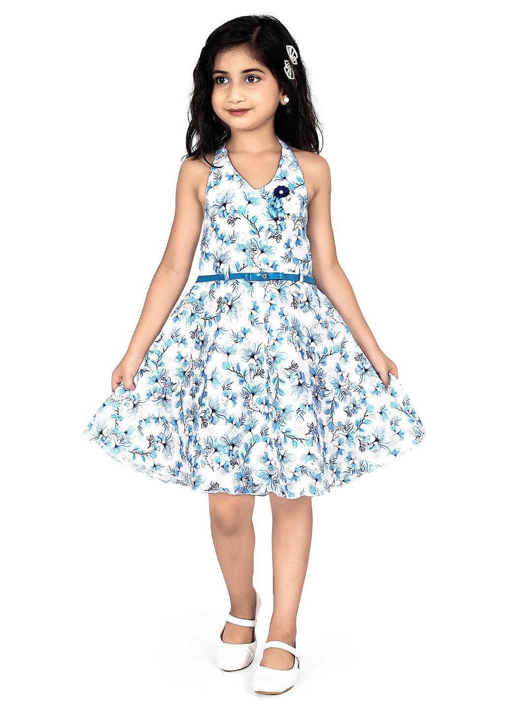 

Fabangel Girls Print Dress, White