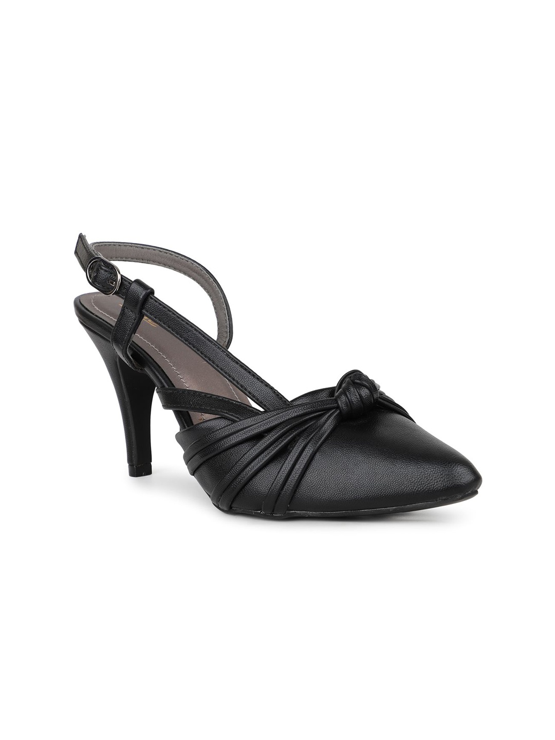 

Inc 5 Women Bowed Kitten Heeled Sandals, Black