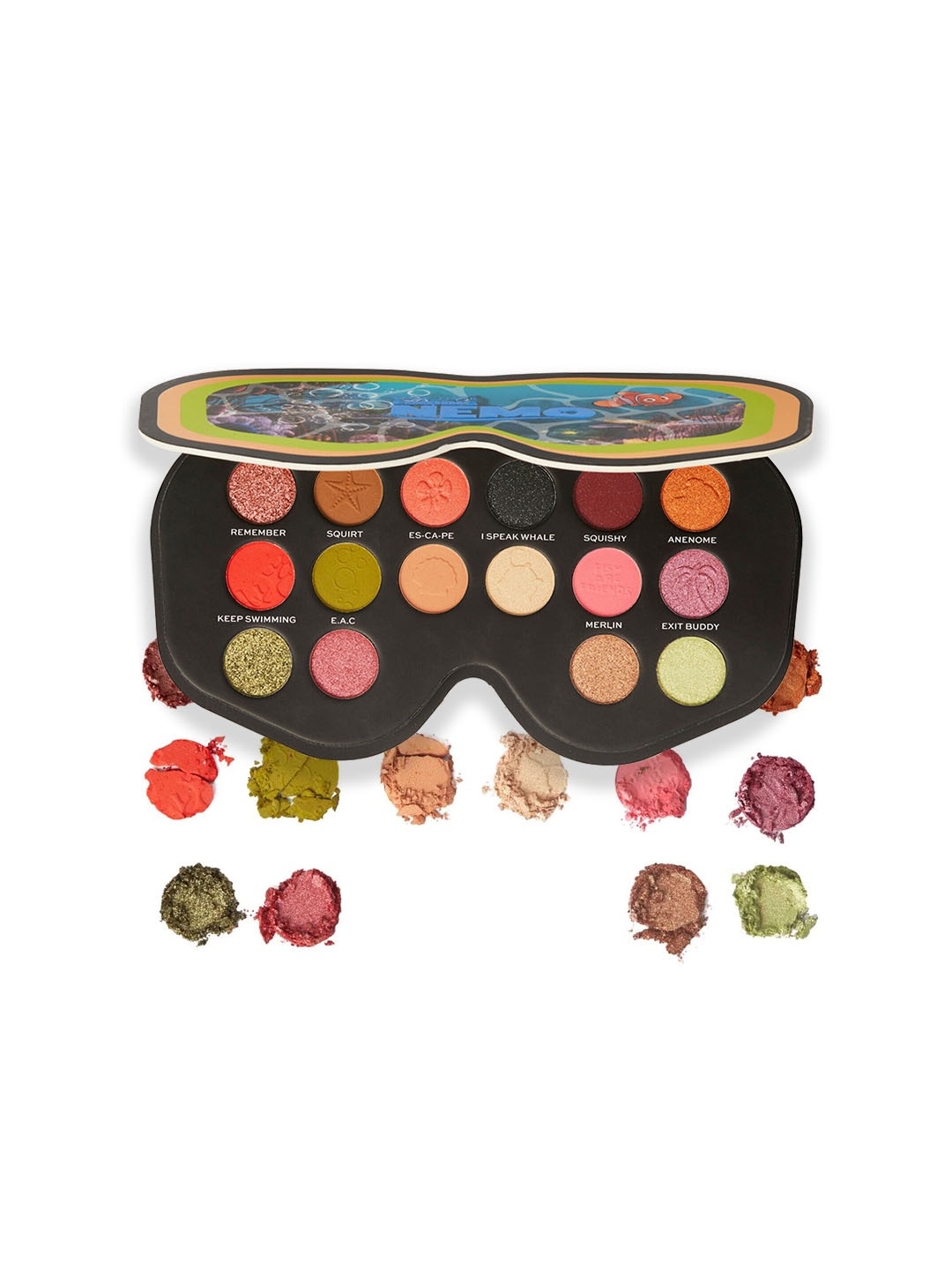 

Makeup Revolution London x Disney Pixar's Finding Nemo P. Sherman Eyeshadow Palette, Multi