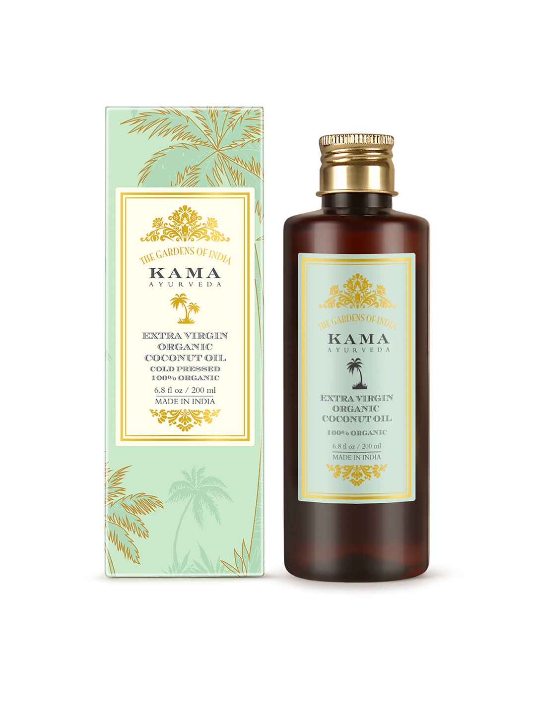 

KAMA AYURVEDA Extra Virgin Organic Coconut Oil 200 ml, Brown