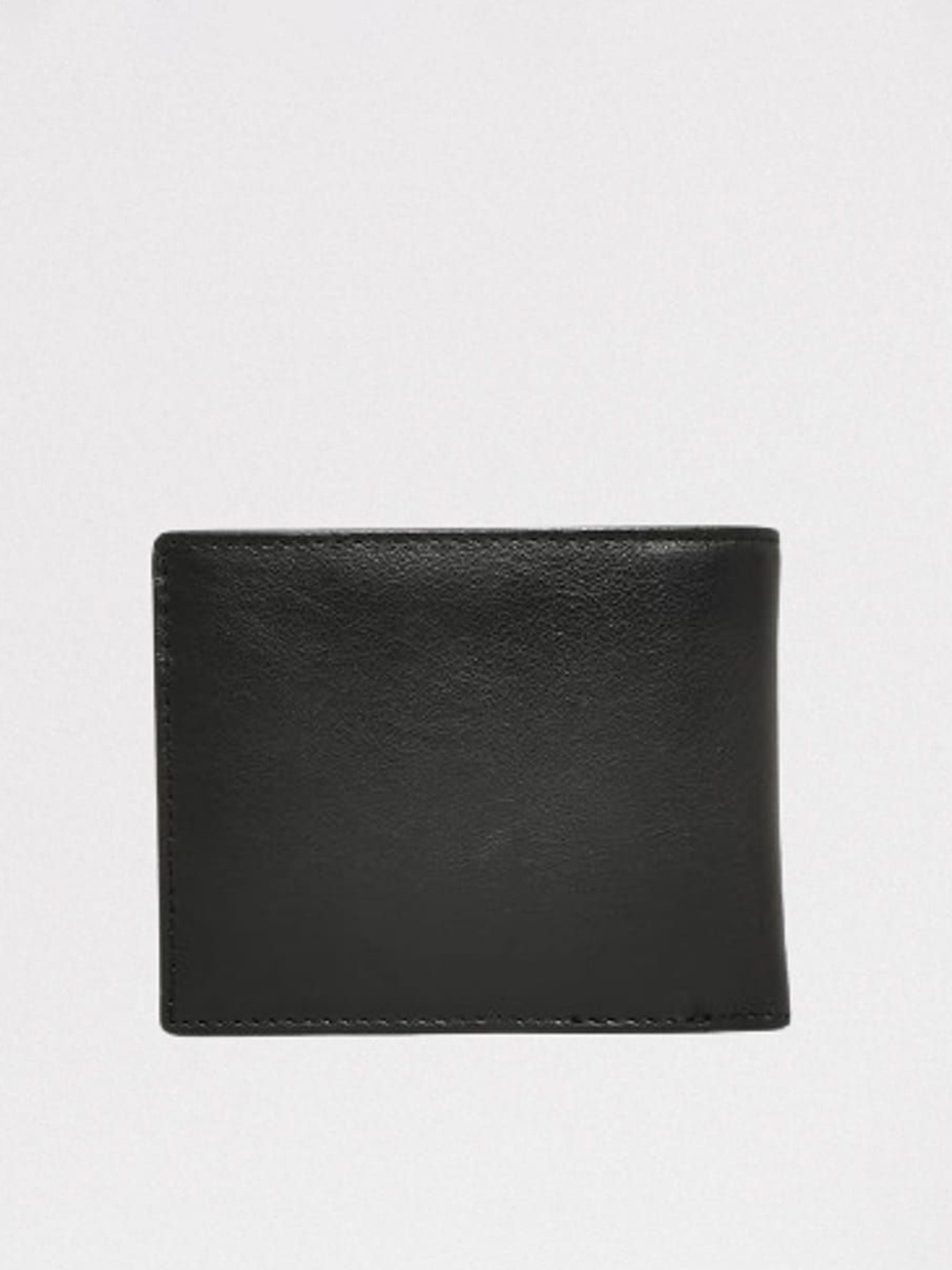 

ANNODYNE Men Leather Two Fold Wallet, Black