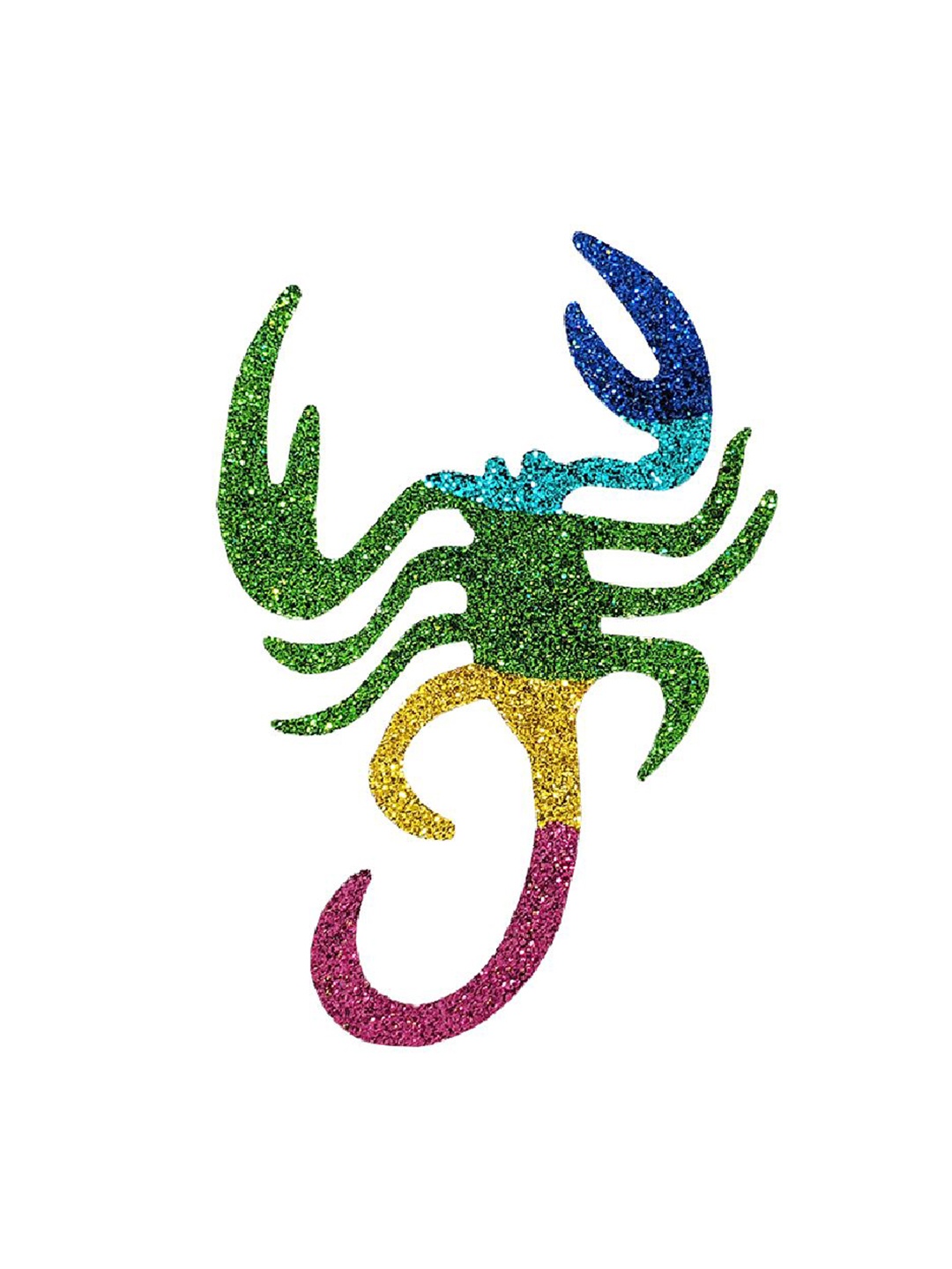 

Comet Busters Glitter Temporary Body Jewel Tattoo, Green