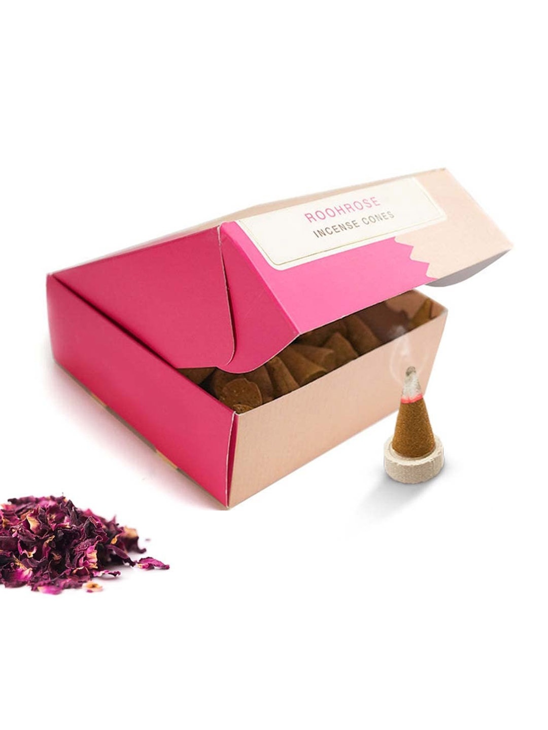 

Nirmalaya Rooh Rose Brown 40 Pieces Dhoop Cones